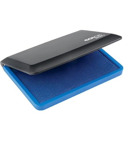 Tampone Inchiostro Per Timbri Colori Metallici – Atossico, Per Legno, Pelle E Carta, Formato 9,5x5,5 Cm