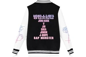 Dolpind BTS Love Yourself Baseball Jacke Bangtan Boys Merchandise Jimin Jungkook Hoodie