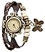 Rise N Shine Vintage Bracelet Analogue Brown Off-White Dial Women