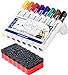 Produktbild Staedtler 351 WP8 Lumocolor Whiteboardmarker, 8 Stück in aufstellbarer Staedtler Box, farblich sortiert im Bonus Pack mit Whiteboardlöscher (8er Marker Set + Löscher, rot)