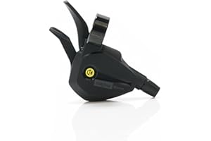 Box Four 8 Speed Multi Shift Non E-Bike Shifter 2 Piece Pull Lever up to 3 Gears Per Click Bicycle Shift Lever Cable for Mountain Bike Shifters, MTB, Bicycle Gear Shifter Cycling