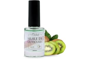 OCIBEL - Huile de cuticule senteur Kiwi. Hydrater, apaiser, régénérer, nourrir et favoriser la croissance saine des ongles, lot de 1 (1 x 11 ml)