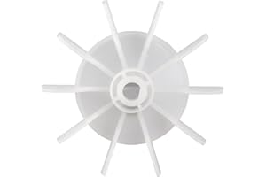 AYNEFY Pales de Ventilateur de Refroidissement pour Compresseur d'Air avec Moteur en Ligne Directe Arbre 14mm et Diamètre Extérieur 150mm