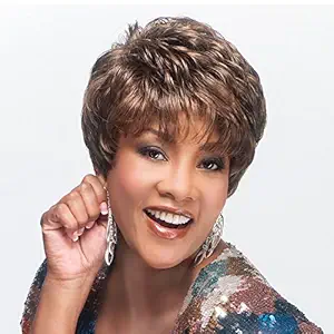 Vivica A. Fox AMY-V Synthetic Fiber, PS Cap Wig in Color 1B