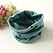 Koly Autumn Winter Baby Girl Boy Collar Scarf Cotton O Ring Neckerchief Scarves (Green)