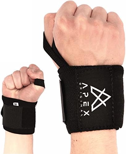Fitness – Bodybuilding, Weight Lifting, Hand Bar Straps Crossfit Sports Bandages for Universal Use, fit wrist Apex Original Set of 2