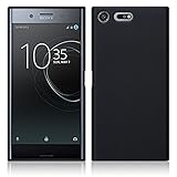 Xperia XZ Premium Case, Terrapin TPU Schutzhülle Tasche Case Cover für Sony Xperia XZ Premium Hülle Matt Schwarz - 
