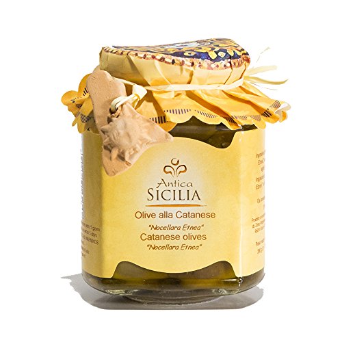 Preisvergleich Produktbild ANTICA SICILIA / KONSERVEN / Catania Gewürzte Oliven / 280 gr
