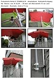 2 x Distance de parapluie -senkrecht anbringbarer ou horizontale-pivote à 360° brevetée-bALKONSCHIRME amovible support sTÖCKEvon 25 à 42 mm de diamètre de holly sTABIELO avec douille profonde 11 et 13 cm distance cm de long de l'axe de filetage pour fixation murale avec support mULTI - 5 compartiments orientable à 360° kratzfreien gUMMISCHUTZKAPPEN de fixation pour attaches de ronds ou carrés éléments de 25 à 55 mm-fabriqué en allemagne-innovation en allemagne-holly  produits sTABIELO holly-- sunshade -sCHIRMENSTÖCKEN jusqu'à ø 55 mm, 2 supports de fixation ou 2-te utiliser pour des raisons de sécurité, serre-câbles)