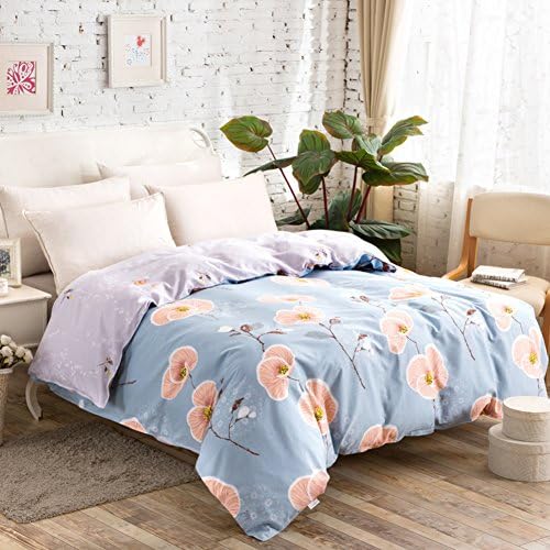 Duvet cover,100% cotton Simple Twill Quilt cover individual Cartoon double Comforter cover Bedding set (Include:Quilt coverx1)-A 63x82.6inch(160x210cm)