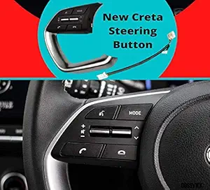 CARMART Steering Control- Left side only with wiring compatible for Creta 2020