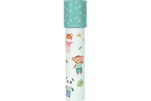 small Foot Kaleidoskop „Jungle Friends“, aus FSC®-zertifiziertem Material, mit faszinierenden Mustern und bunten Formen, für Kinder ab 3 Jahren, 12766