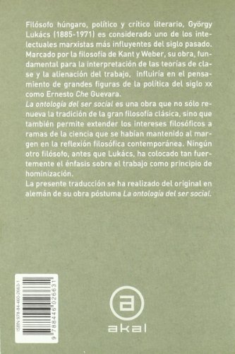 Livres Couvertures de Marx, Ontologia del ser social/ Marx, Ontology Of The Social Being