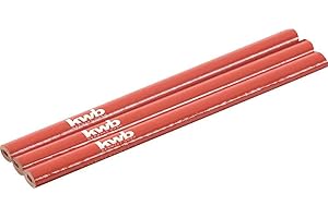 kwb Lápices de carpintero de 180 mm de largo, 3 unidades