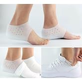 Optana Silicone Socks Sole Hidden Heel Riser Height Extension Female Male