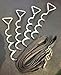 Produktbild Heavy Duty Galvanized Spiral Trampoline Anchor Kit Trampoline Tie Down Kit for Jumpking Trampoline, Supertramp Trampoline Ketler Trampoline Suitable for all Trampolines - Spiral ...