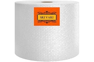 SRI VARI™ Air Bubble Wrap Roll For Packing - Packaging Material Durable Multipurpose 50 GSM (1ft x 50m) PACK OF 1