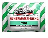 Alivio para la tos y risas Fisherman \'s Friend Mint sin azúcar, 1er Pack (24 x 25 g Bolsa)