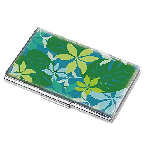 Preisvergleich Produktbild TROIKA GREEN JUNGLE Visitenkartenetui - #CDC10-A162 - mehrfarbig - Metall - Motiv: GREEN JUNGLE - passend für ca. 11 Karten - das Original von TROIKA
