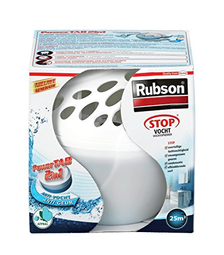 Rubson 5410091689735 dehumidifier - dehumidifiers (White)