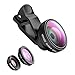 Produktbild Phone lens Fisheye Objektiv Set - VOYAGE 3 in 1 Fischauge Handy Clip On Kamera Adapter für Smartphones - 0.4X Weitwinkelobjektiv + 180 Grad Fisheye Objektiv + 10X Makroobjektiv