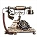Produktbild Gib niemals auf Drehbare Platte antiken europäischen altmodischen Telefon Retro Home Fashion kreative Festnetzanschluss (Color : 1)