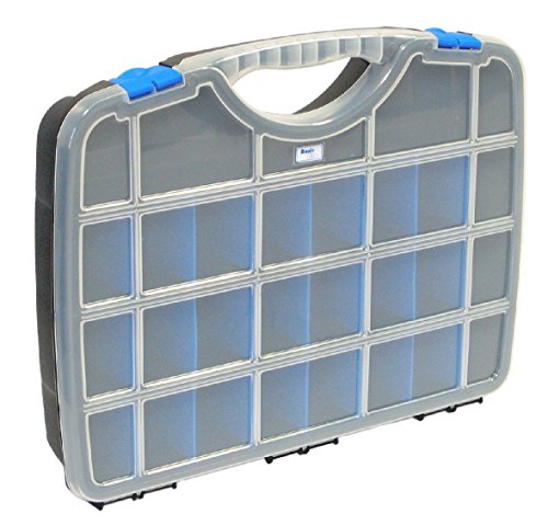 Tayg Sortimentskasten Basic Box 01 / 312 x 238 x 51 mm / bis zu 26 Fächer / schwarz-blau, schwarz, 022555