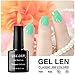 Nail Polish Gel Polish Nail Art Soak Off Glitter Color UV LED Lamp 10ml Gellen Brand #229