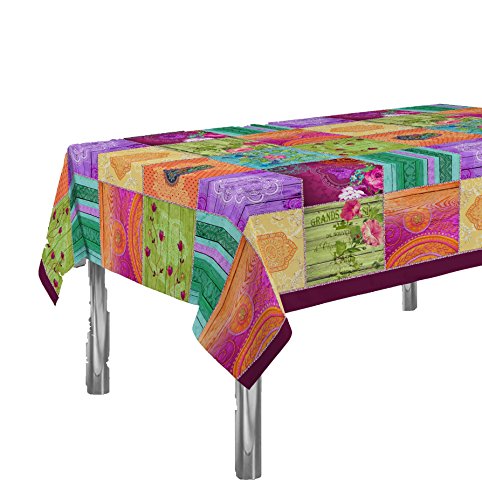 ExclusivoCIR Manteles Springie Estampados Antimanchas Colores Primaverales Decoracion Hogar (240 x 150 cm)