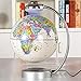 Produktbild XHHWZB Floating Globe, Schreibtisch mit magnetischem schwebendem und drehendem Planetenerde-Globus-Ball mit Weltkarte, Cooler und pädagogischer Geschenkidee für ihn - 8-Zoll-Ball mit Levitationsstand