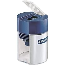 Temperamatite Staedtler 512 001 - A Due Fori Con Serbatoio, Per Matite Fino A 10,2 Mm | Blu E Argento - Foto 4