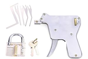 TPM Go Multi-Lock-Pistole mit transparentem Übungsschloss, Türschloss, Einfachheit des Bedieners (UP)