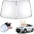 KASUART Fit Windshield Sun Shade for RAIZE 2020-2023 Car Sunshade Foldable Sun Visor Protector Blocks UV Rays Sun Heat Protection(RAIZE 2020-2023)