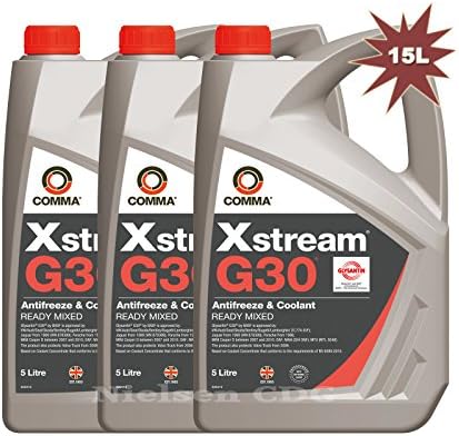 Comma Xstream G30 Ready Mix Antifreeze &amp; Coolant 3x5L= 15 Litre