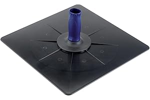 Draper 330 x 330 mm ABS Plasterers Hawk | Plastering Hand Tool|Heavy-duty Rendering and Skimming Tools | Callous Protector Handgrip | 40938