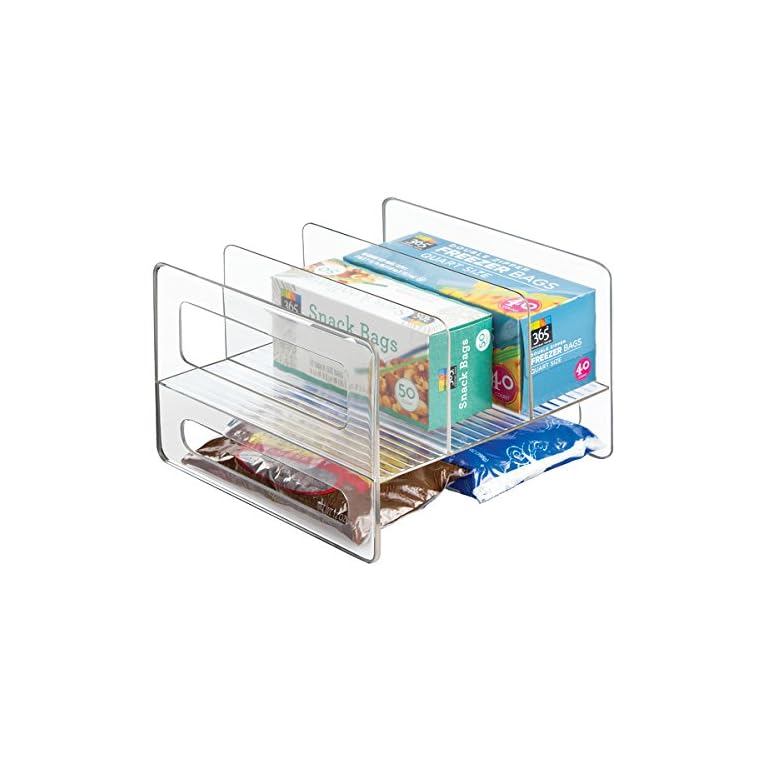 mDesign Küchen Organizer, durchsichtig – die wandelbare Sortierbox