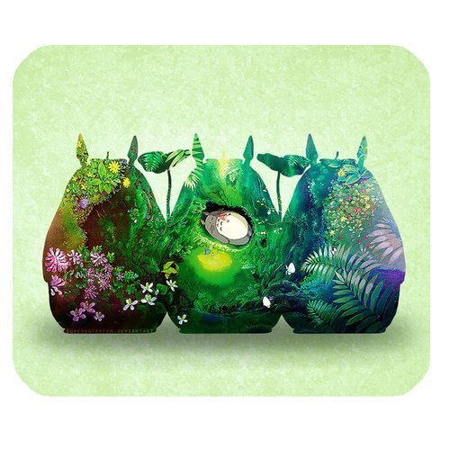 Anime My Neighbor Totoro Personalized Custom Gaming Mousepad Rectangle Mouse Mat / Pad Office Accessory And Gift Design-LL313