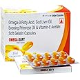 Knoll Healthcare Omega 3 Fish Oil 700mg for Men and Women Antioxidant & Energy, Stamina & Immunity & Maintains Bone & Joint Health, Fatty Acid, EPA 360mg DHA 240mg (200 Cap) (20x Strips) Pack of 20