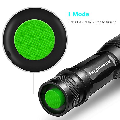 UV Schwarzlicht Taschenlampe, AhomePlay Ultraviolet 395nm LED Lampe, Urinflecken detektor, Bett-Wanzen-Sucher, Hund / Katze Fleckenentferner, mit Batterie 18650 und Aufladeeinheit - 4
