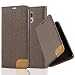 Produktbild Samsung Galaxy S5 / S5 NEO Hülle in ERD BRAUN von Cadorabo - Handyhülle mit unsichtbarem Magnetverschluss , Standfunktion und Kartenfach Case Cover Schutzhülle Etui Tasche Book Klapp Style