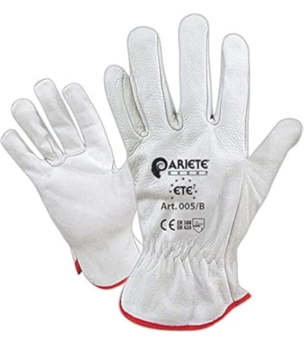 Guanti In Pelle Fiore Bovino Icoguanti - M - DPI 2 Cat. - Gpf / 8 (conf - Foto 6