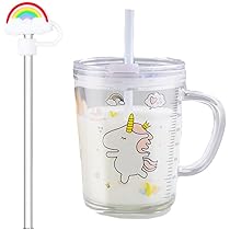 Tazza Con Scala E Cannuccia - Bicchiere 400ml Con Coperchio Per Bambini Design Elefante - Foto 10