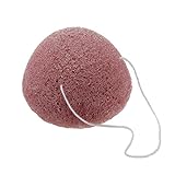 SODIAL(R)Konjac Konnyaku Jelly Fiber Face Makeup Wash Pad Cleaning Sponge Puff Exfoliator-pink