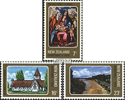 Stamps for collectors: New Zealand 757-759 (complete.issue.) unmounted mint / never hinged 1978 christmas