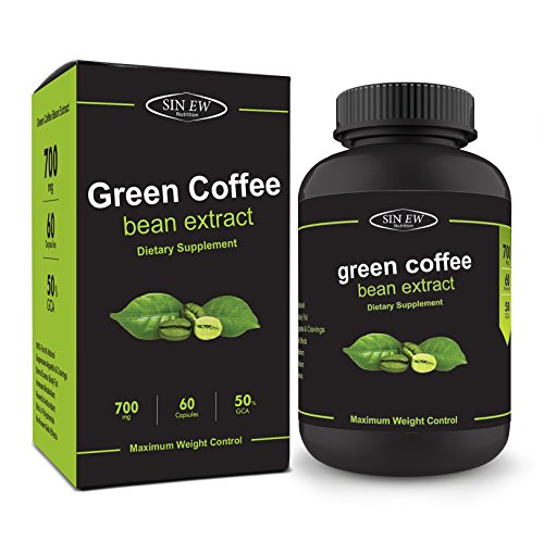 Sinew Nutrition Green Coffee Beans Extract 700mg (60 Pure Veg Capsules), 100 % Pure & Natural Weight Management & Appetite Suppressant Supplement RS.549 (60.00% Off) - Amazon
