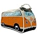 Produktbild VW Bus Badetasche orange. Tolle Geschenkidee und Geburtstagsgeschenk, auch ein schönes retro Weihnachtsgeschenk für VW Bulli fans