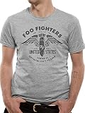 T-Shirt (Unisex-S) Stencil Grey (Grey) - The Foo Fighters