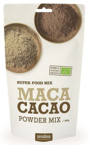 Preisvergleich Produktbild Purasana Maca Kakao und Lucuma Bio Superfood Mischung 200g
