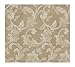 Produktbild York Wallcoverings Wind River Scrollen Acantus auf Kunstleder Hintergrund 8 x 10 Tapeten Memo Probe glatten taupe/sand/gold metallic