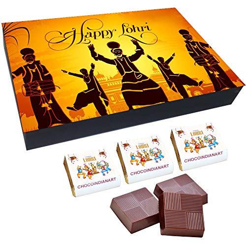 CHOCOINDIANART, Special Happy Lohri, 12 Chocolate Gift Box,